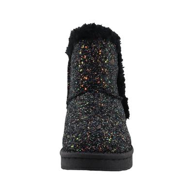 Winterstiefel TOM TAILOR "Tom Tailor Stiefel", Damen, Gr. 38, bunt (schwarz), Polyester, unifarben, Schuhe Winterstiefel