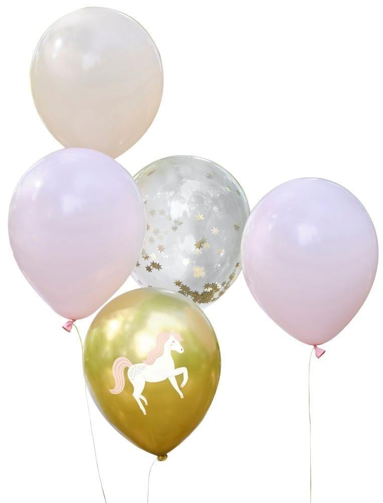 Ginger Ray Ballonnenmix Princess Party - 5 stuks