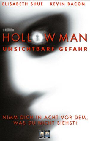 Paul Verhoeven - Hollow Man - Unsichtbare Gefahr [VHS] - Preis vom 11.10.2026 03:10:56 h