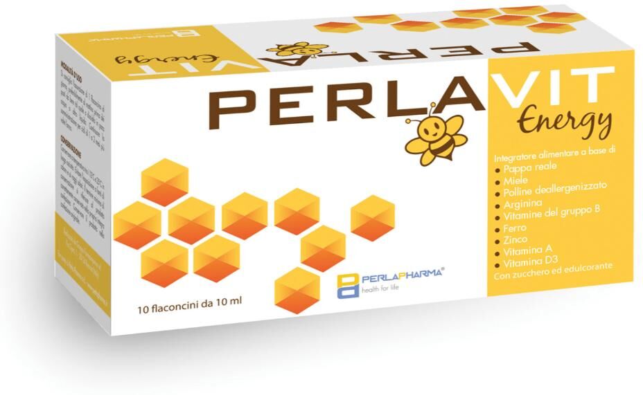 PERLA PHARMA Srl PERLA VIT ENERGY, 10 flaconcini da 10 ml