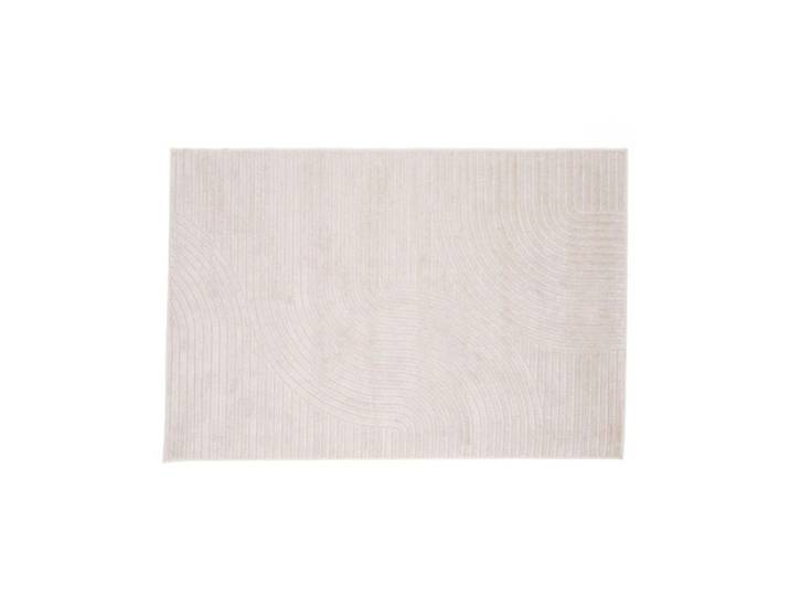 Tapis 230x160cm avec formes géométriques blanc VIMTA tissu