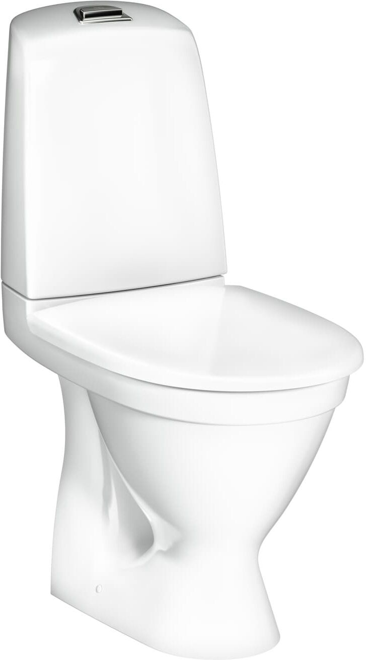 Gustavsberg Toalettstol Nautic 1510 Hygienic Flush, P-lås, 4l, mjuk sits, skruv