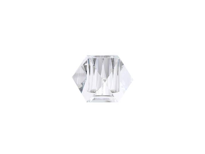 Ambia Home Kerzenhalter, Klar, Glas, 10x10x10 cm, zum Stellen, Dekoration, Kerzen & Kerzenhalter, Kerzenständer