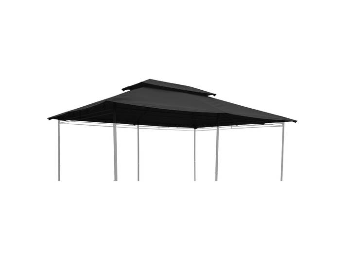 Dach Gartenpavillon AMALIE 4 x 3 m anthrazit