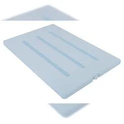 Weiße eutektische Kaltplatte - Pack Froid Robuste - 60 x 40 cm - 5,5kg - T°C rendue -16°C - Transport von Tiefkühlprodukten - pro Stück