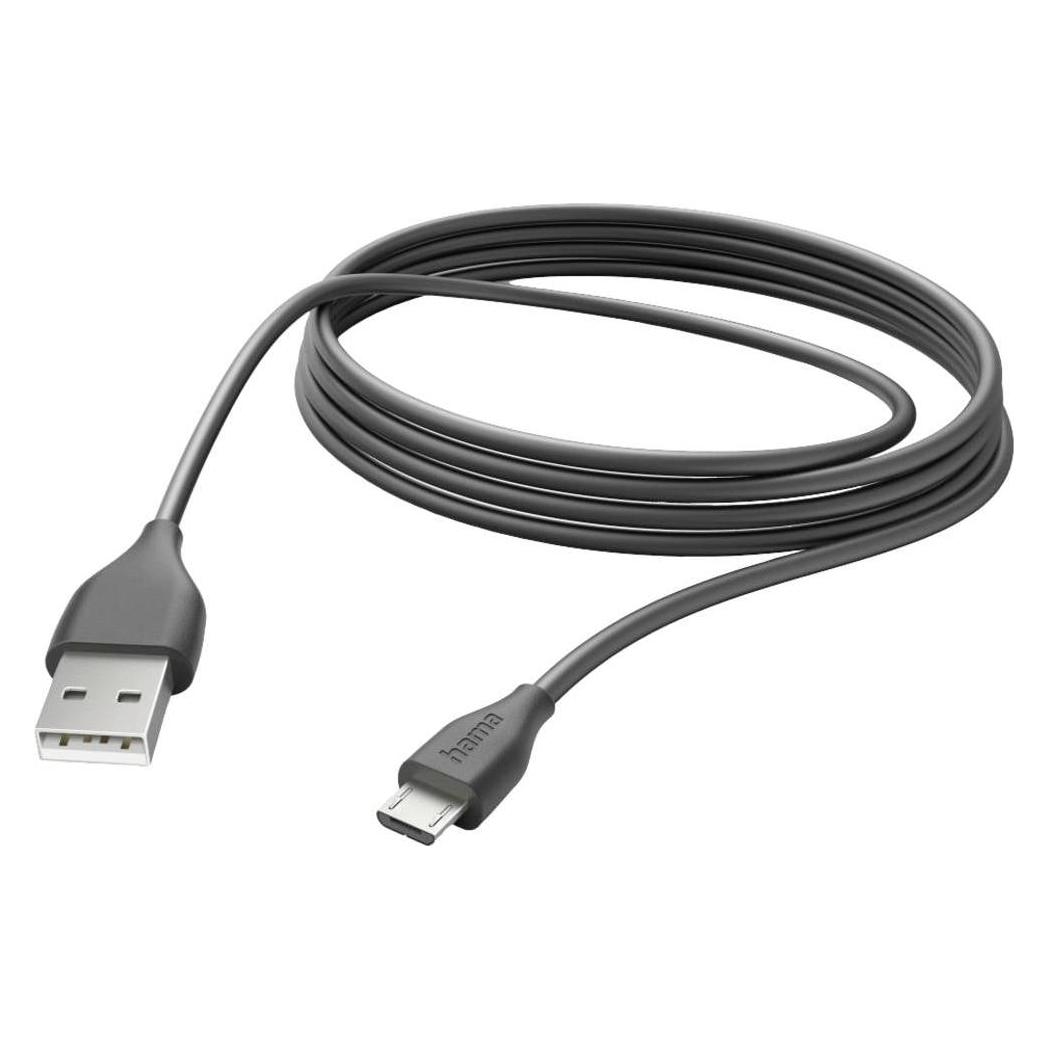 Hama USB A - Micro USB B (3 m, USB 2.0) (00201588)