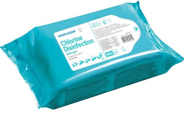 Wet Wipe Chlorine Disinfection Mini   10 Stk.