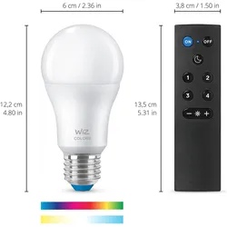 WiZ, Leuchtmittel, Tunable (E27, 806 lm, 1x)