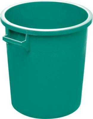 Tonne, aus HDPE, stapelbar 35 Liter, grün