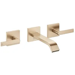 Dornbracht Waschtisch-Wandbatterie ohne Ablaufgarnitur IMO 36707671 Light Gold gebürstet, 36707671-2 36707671-27