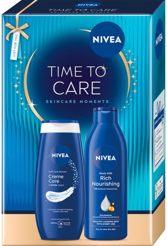 NIVEA Time to Care coffret cadeau nutrition et hydratation