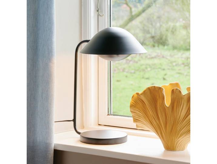 Freya Tischleuchte Black - Nordlux - Wohnzimmer - Metall - Mit Schirm