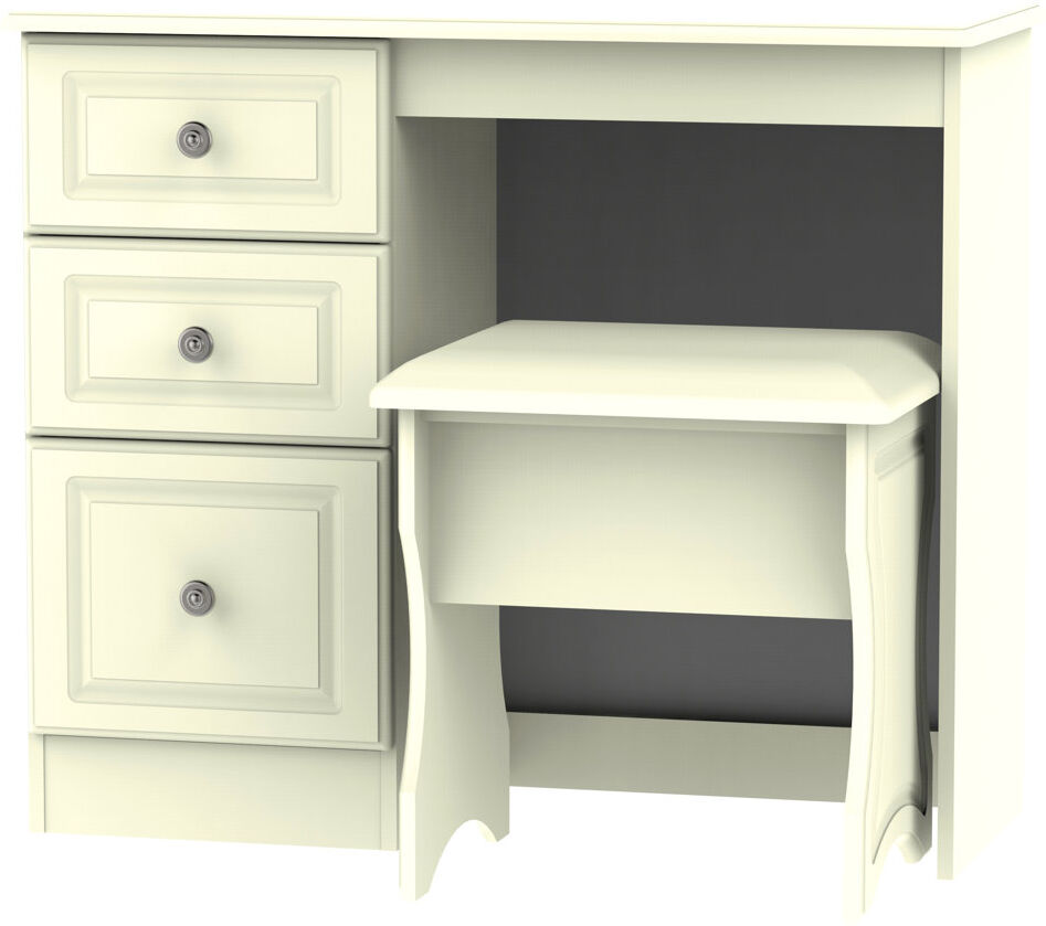August Grove Fully Assembled Meansville Dressing Table Set Cream 78.8cm H X 93cm W X 41.5cm D