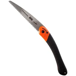 Bahco, Handsäge, Klappbare Astsäge mit 2-Komponenten-Griff für hartes und trockenes Holz, 7 ZpZ, 7 1/2"