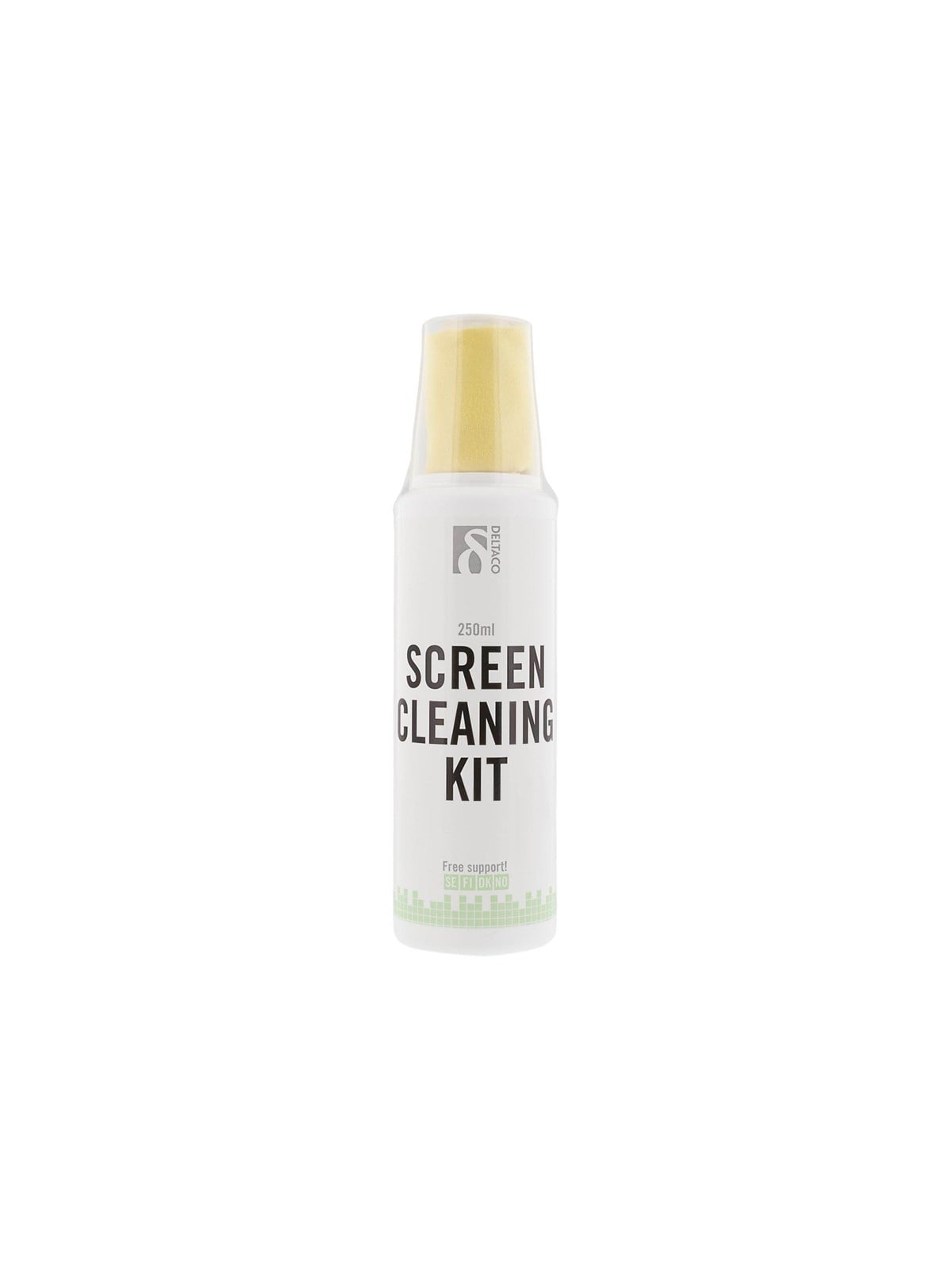 Deltaco Display cleaning kit 250ml + microfiber cloth