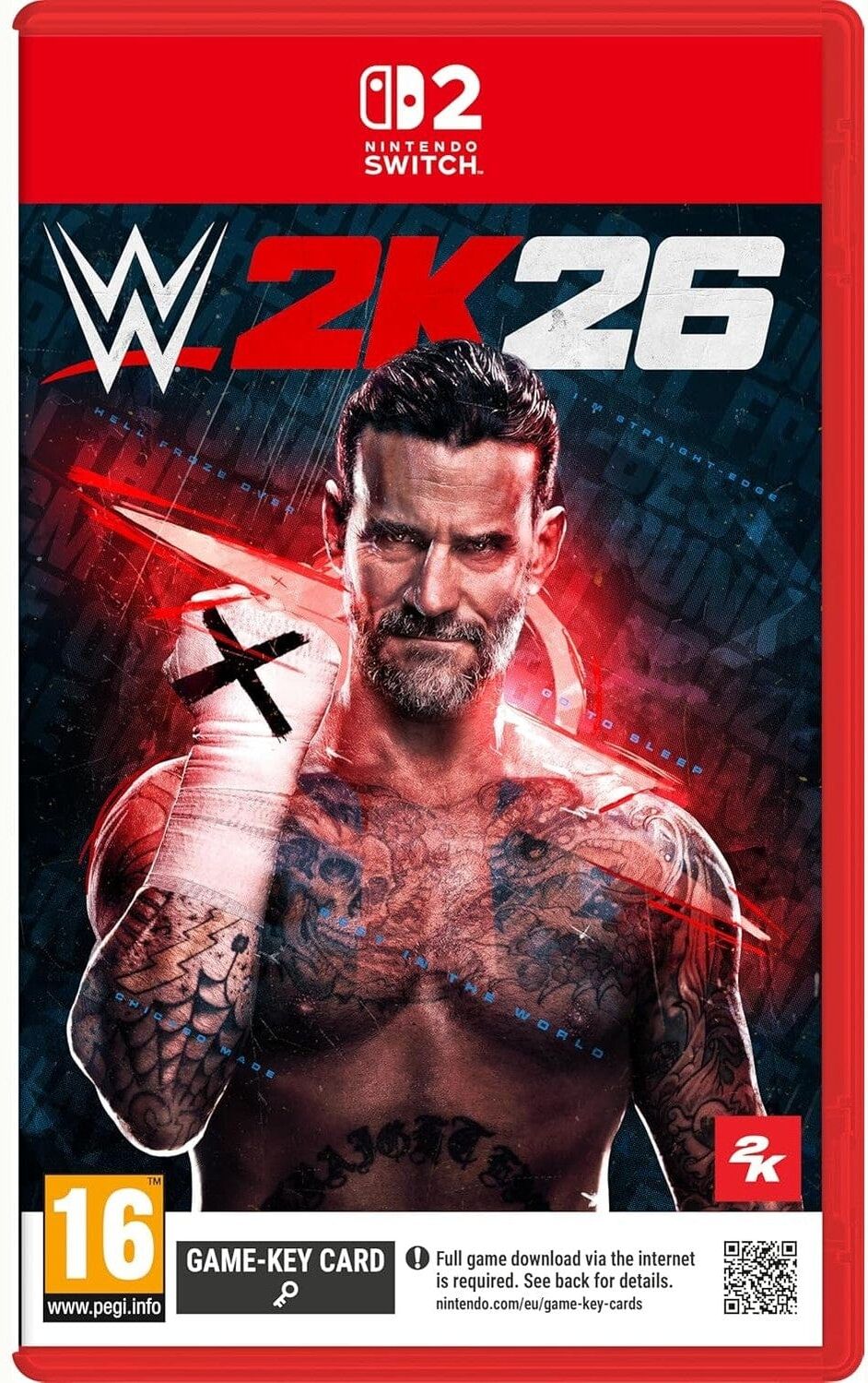 TAKE TWO WWE 2K26 for Nintendo Switch 2 (Game Cartridge) - Sports Simulation Game