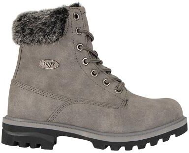 Lugz Empire Hi Fur - Womens 5.5 Grey Boot Medium