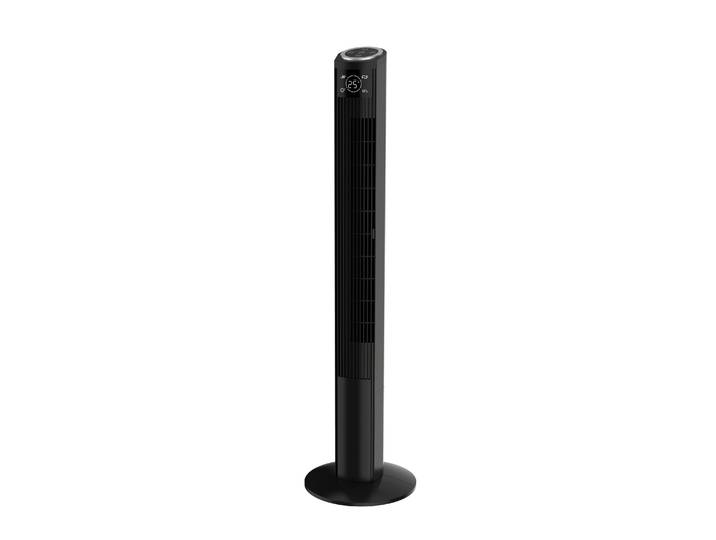 Turmventilator mit Touchscreen 123 cm schwarz