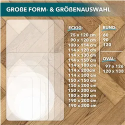 Karat, Bodenschutzmatte, Bodenschutzmatte Polycarbonat (120 x 90 cm)