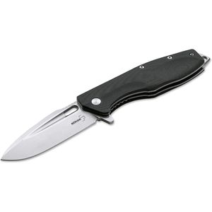 Böker Klappmesser Plus Caracal Folder, 8,7cm Klingenlänge, Einhandmesser mit Gürtelclip