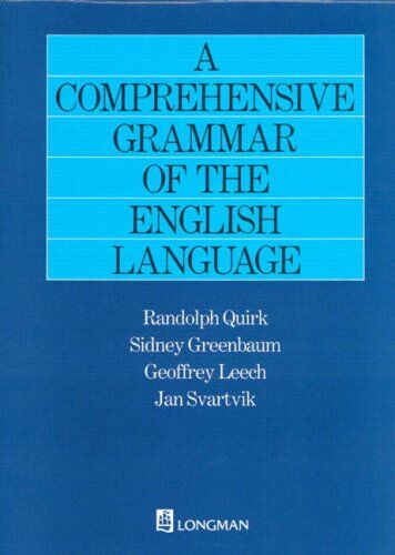 Randolph Quirk - A Comprehensive Grammar of the English Language (General Grammar) - Preis vom 19.10.2026 19:33:35 h