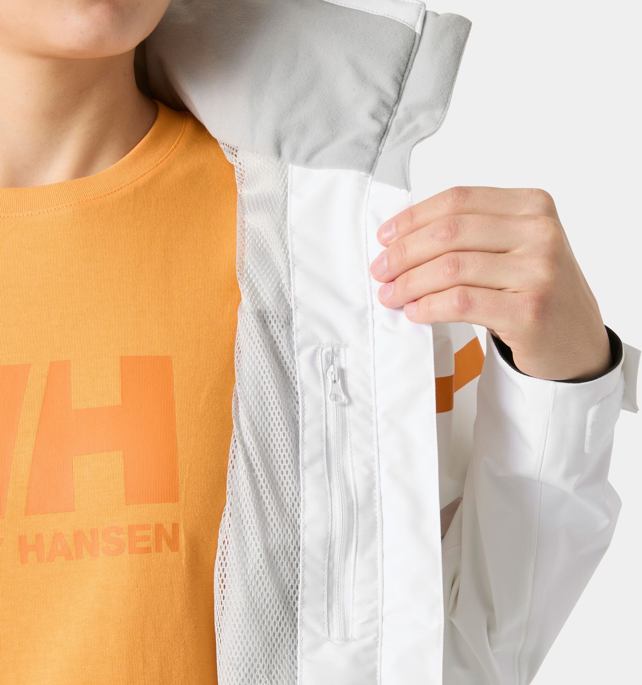 Helly Hansen Women's Salt Inshore Sailing Jacket - White/Cream - M