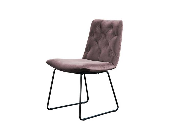 KAWOLA Esszimmerstuhl NEW CHARME, Stuhl Velvet, mit od. ohne Drehfunktion, versch. Farben