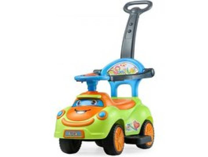 VEVOR Rutschauto, 830 x 420 x 880 mm Rutscher, Schub Car mit Schutzgeländer, Griff & Stauraum unter dem Sitz, Lauflerngerät 25 kg Tragkraft, Lauflernhilfe für Kleinkinder von 19 bis 36 Monaten