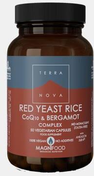 TERRA NOVA RED YEAST RICE COQ10 & BERGAMOTA 50 CAPSULAS VEGET