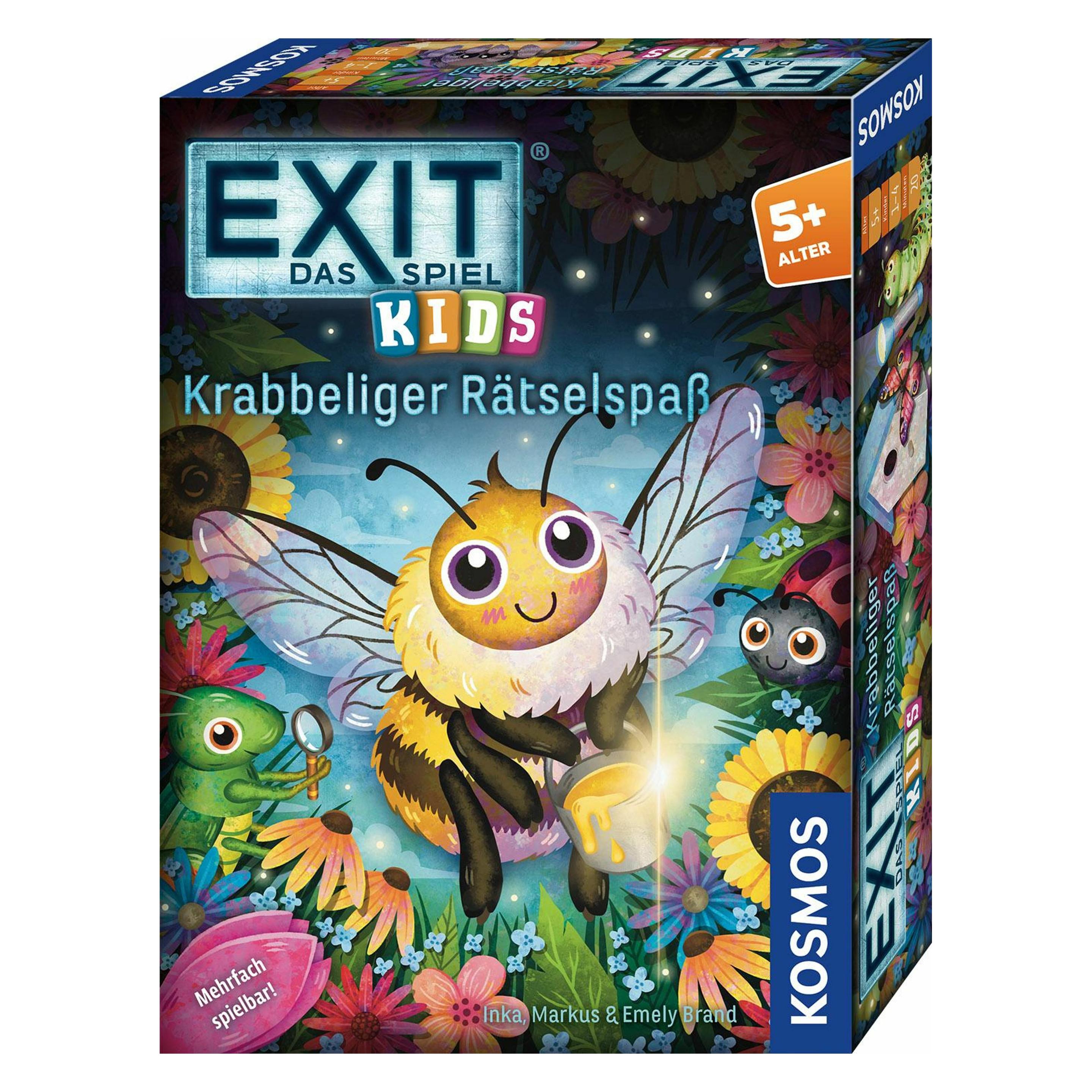 Kosmos EXIT - Das Spiel - Kids: Krabbeliger Rätselspass (Deutsch, 1 - 4 Spieler) (684792)