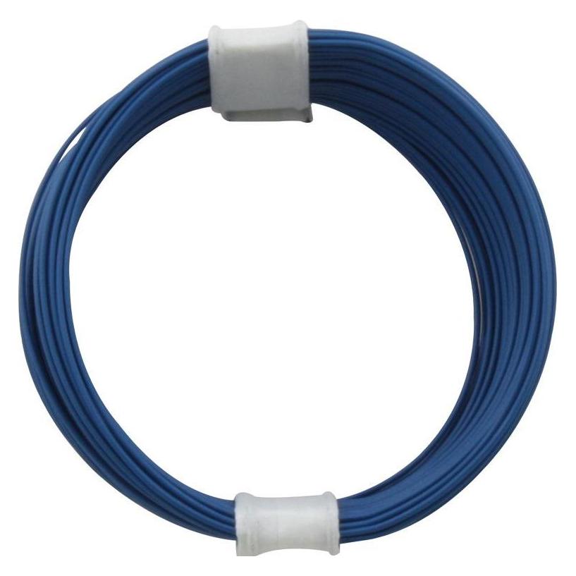 Donau Kupferschalt Litze hochflexibel 0,04 mm² / 10 m blau (10 m) (112-2)