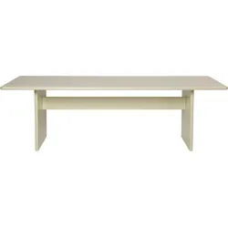 Rink Tisch 240 cm cremefarbig