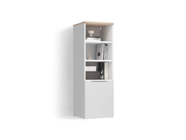 UNIVERSALSCHRANK Piave Weiß/Sonoma mit einer Tür