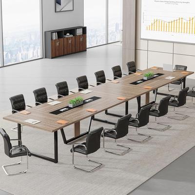 Bluebell 8FT Large Conference Table with Strong Metal Frame for Office Conference