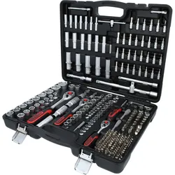 KS Tools 1/4 Zoll+3/8 Zoll+1/2 Zoll Steckschlüssel-Satz, 255-tlg - 917.0255