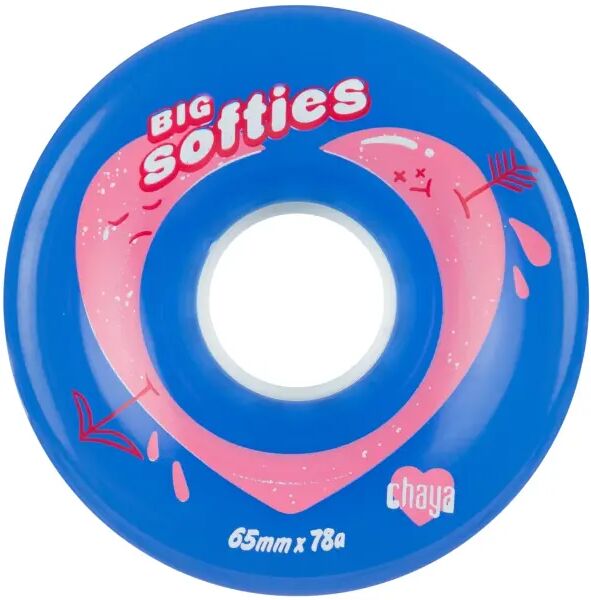 Rollschuh Rollen Chaya Big Softies 4 Stk. (65mm - Clear Blue)