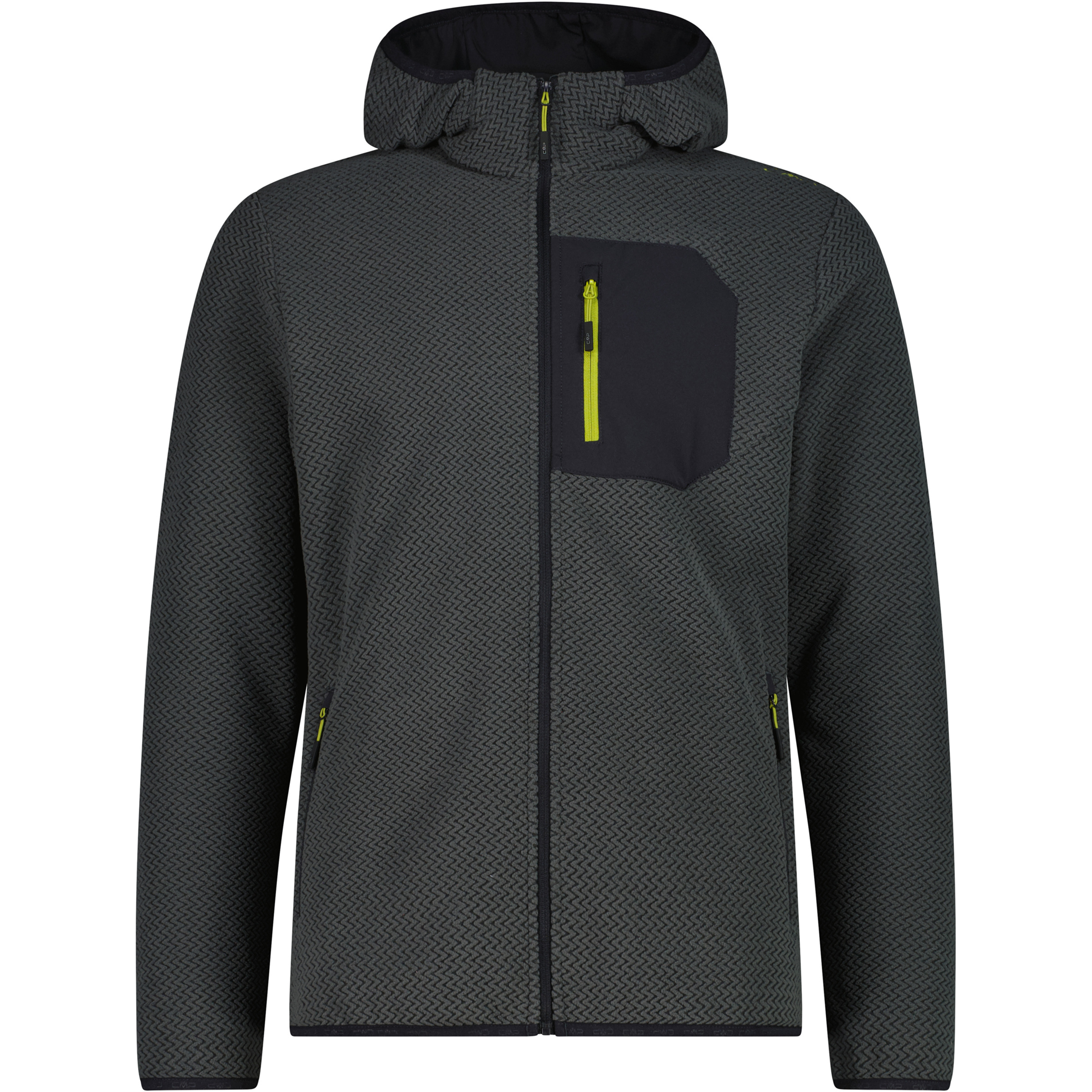 CMP Herren Fleecejacke gruen Größe S Trekking Elastisch