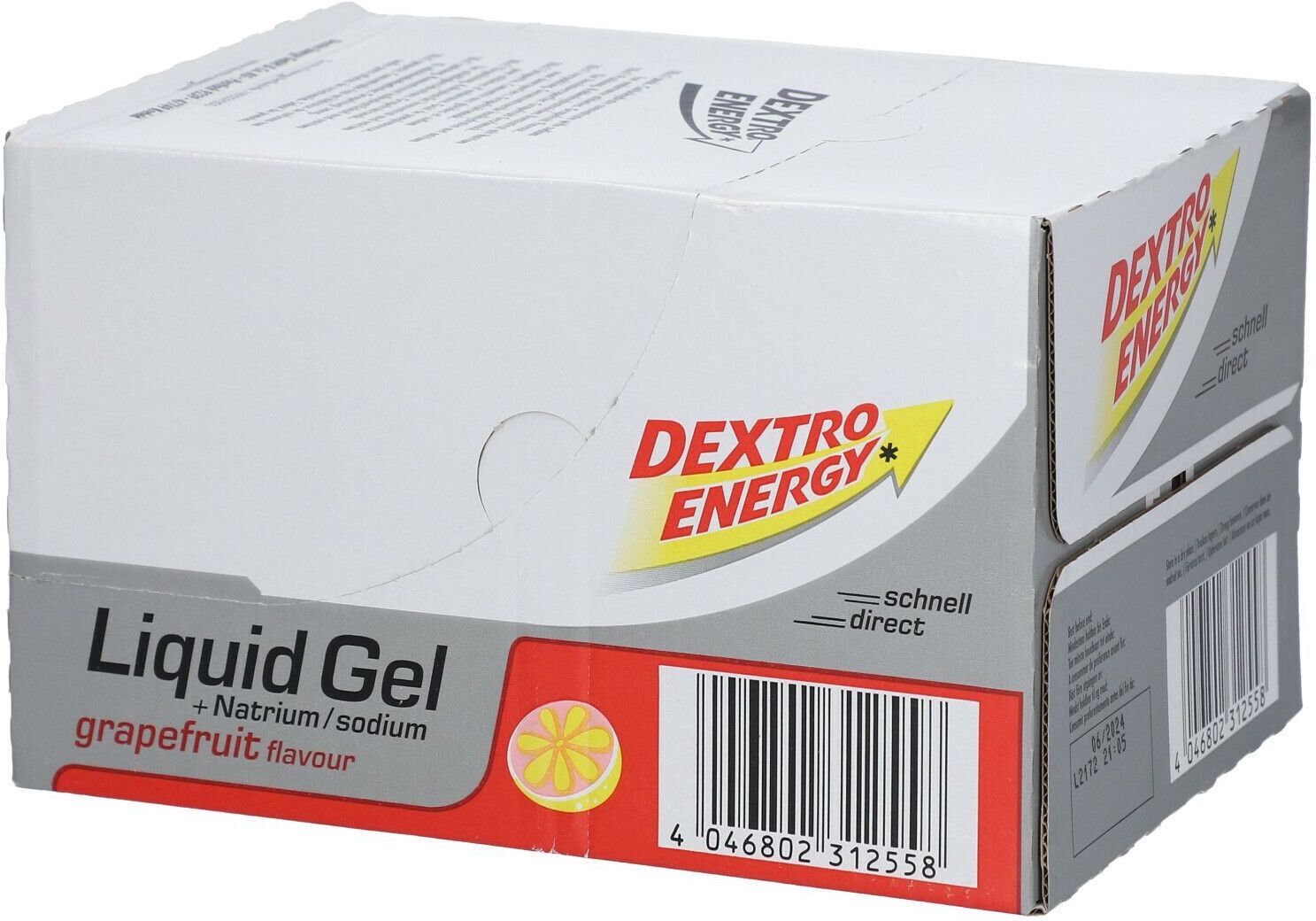 Dextro Energy Liquid Gel, Grapefruit-Natrium 18x60 ml Gel