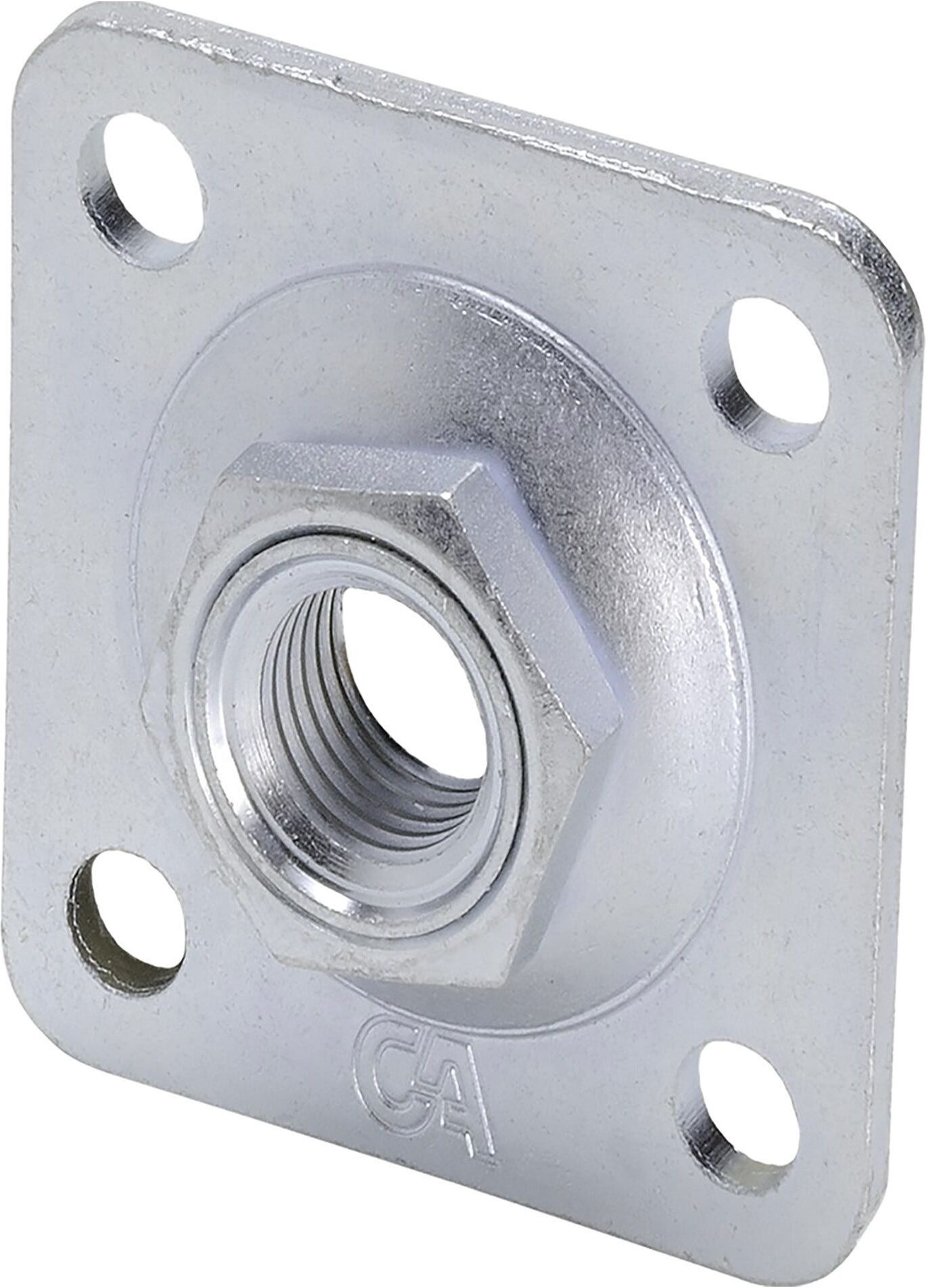 Combiarialdo PIASTRA REGOLABILE PER CARDINI M22 100x100 mm ZINCATA