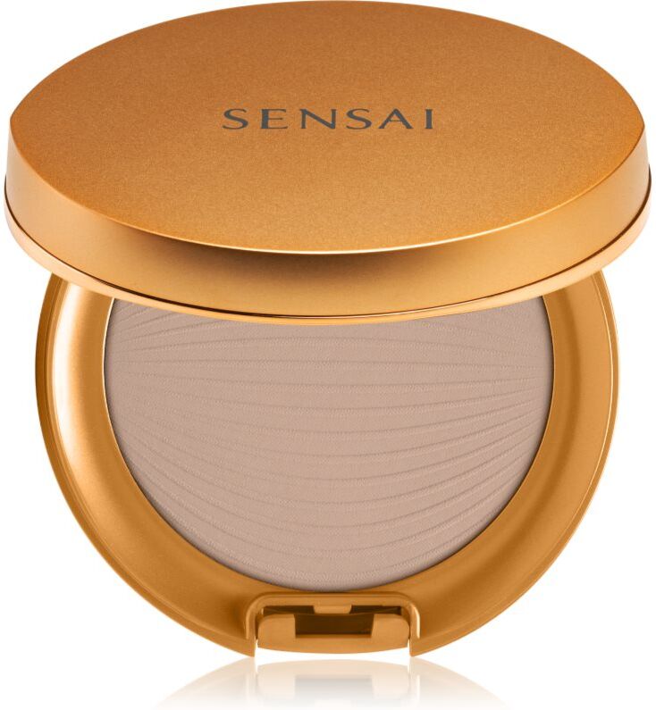Sensai Silky Bronze Natural Veil Compact das pudrige Kompakt-Make-up für klare und glatte Haut Farbton SC03 Medium 8.5 g
