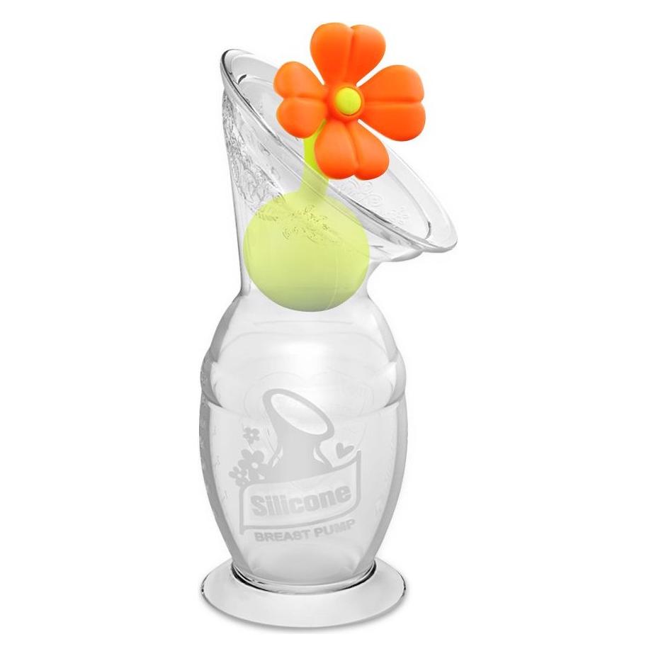 Haakaa Milchpumpe mit Blumenverschluss (100ml) (GBHK023-O)