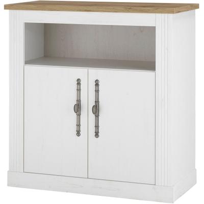 Kommode OTTO HOME "WESTMINSTER", weiß (pinie weiß, wotan eiche), B:92cm H:95cm T:45cm, Sideboards, Kommode, im romantischen Landhausstil