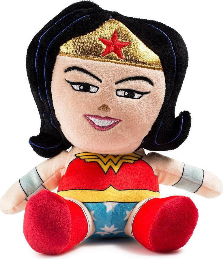 Kidrobot DC Comics Phunny Wonder Woman pluche figuur, 15 cm