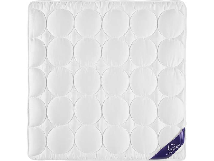 Träumeland Babydecke Tau, Weiß, 80x80 cmes Vertrauen - Oeko-Tex®, für Hausstauballergiker geeignet, temperaturausgleichend, feuchtigkeitsregulierend, strapazierfähig, weich und anschmiegsam, Schlafen, Babybettausstattung, Babydecken & Babykissen, Babydecken