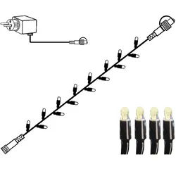 StarTrading System 24 LED Systemlichterkette 5m koppelbar bis 1500 LED mit Trafo