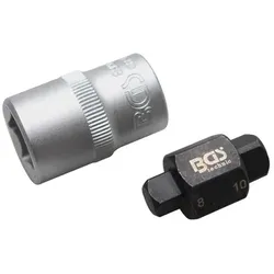 Ölablassschrauben-Einsatz Vierkant 8mm / 10mm