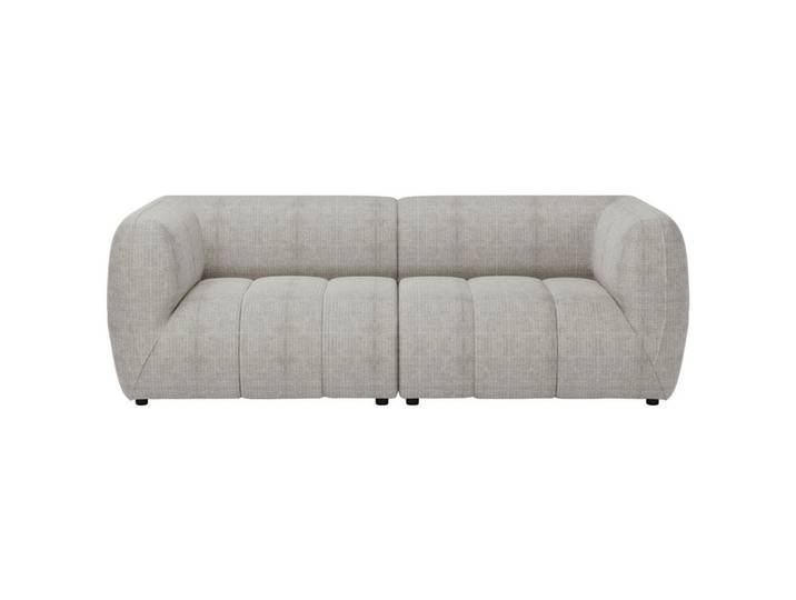 Mid.you Sofa, Creme, Holz, Kiefer, Hartholz, 240x80x95 cm, Made in EU, Wohnzimmer, Sofas & Couches, Heimkino Sofas