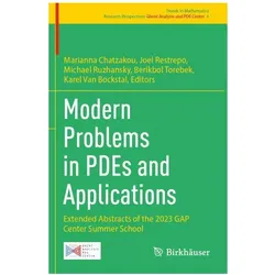 Modern Problems in PDEs and Application, Fachbücher von Joel Restrepo, Michael Ruzhansky