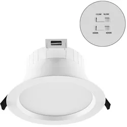 EVN LED Deckenleuchte mit Switch f. Lichtfarbe u. Watt DSM54190125