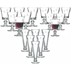 WEIN- UND SEKTGLÄSER Biene Abeille transparent 18-tlg.